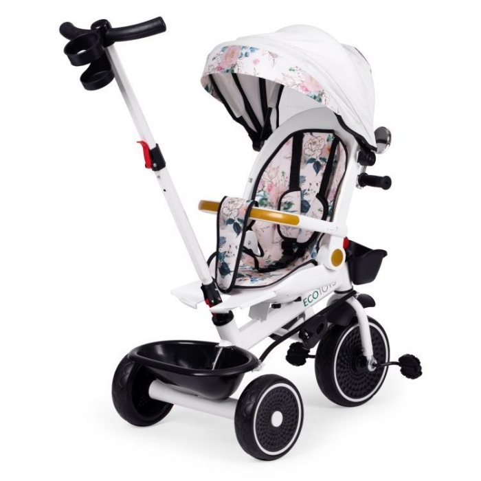 Tricicleta Ecotoys multifuncțională cu scaun 360° - imagine 3