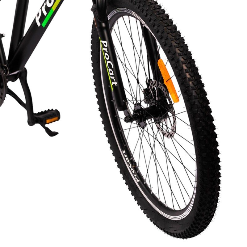 Bicicleta Procart MTB Full Suspension Verde 26" 21V - imagine 3