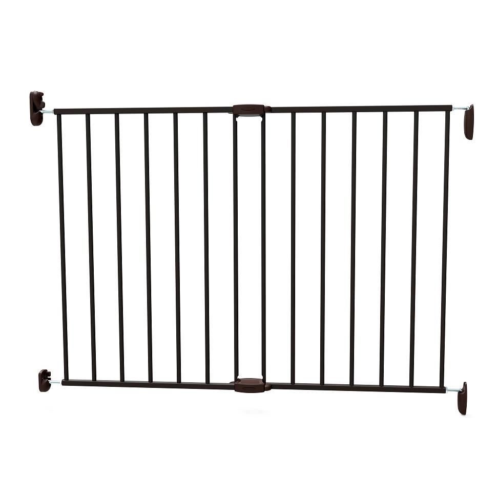 Poarta Siguranta Noma Extensibila 62-102 cm Negru - imagine 3