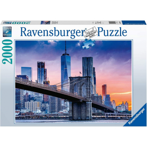 Puzzle Apus Pod New York 2000 piese Ravensburger
