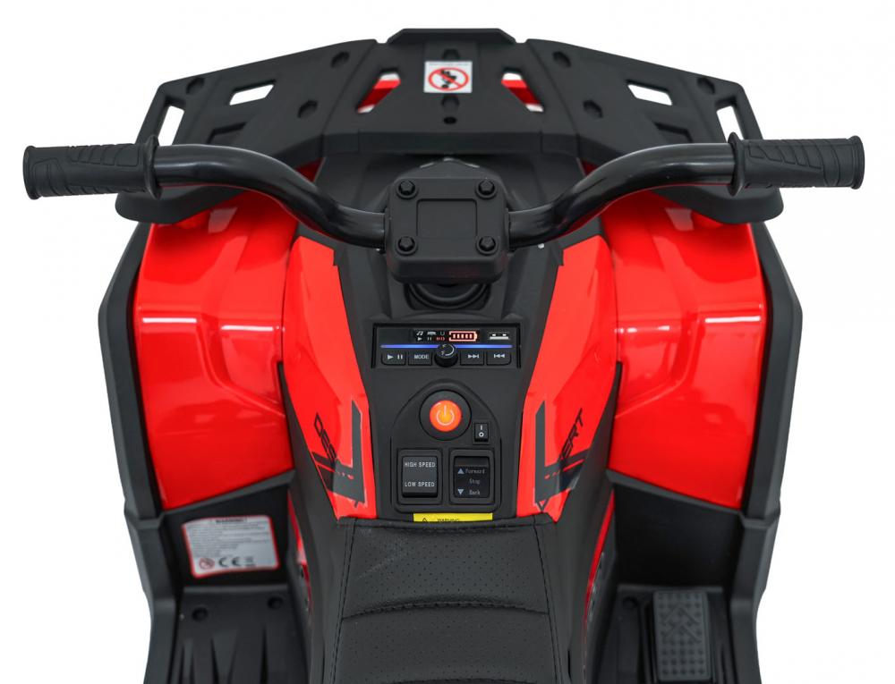 ATV Electric Ramiz Robust Red pentru Copii - imagine 9