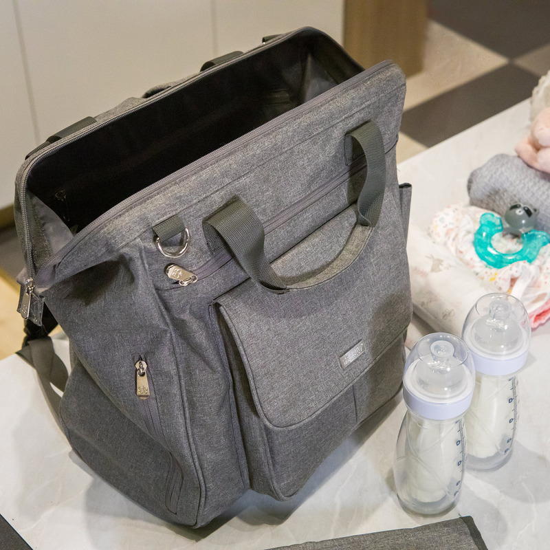 Rucsac multifuncțional Bbluv Metro Grey - imagine 3