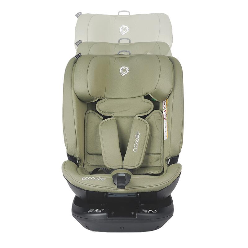 Scaun Auto Coccolle Velsa iSize Rotativ, Verde - imagine 5