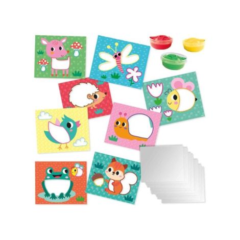 Ses Creative Set Acuarele Eco Pentru Degete - imagine 2