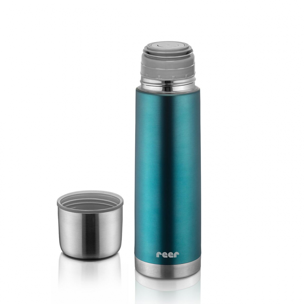 Sticla termos Reer ColourCup 450ml Albastru - imagine 7