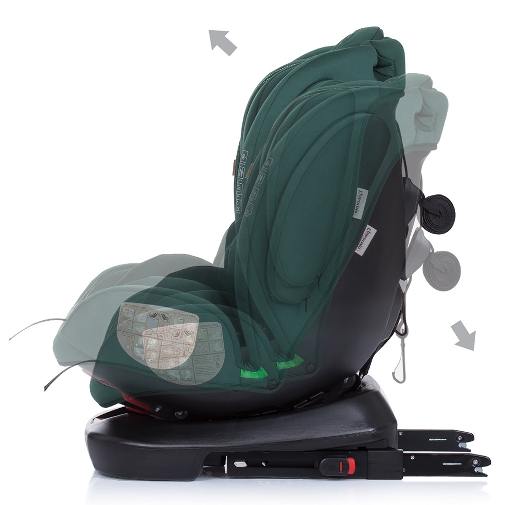 Scaun Auto Chipolino 4Kid 0-36 kg Isofix Avocado - imagine 4