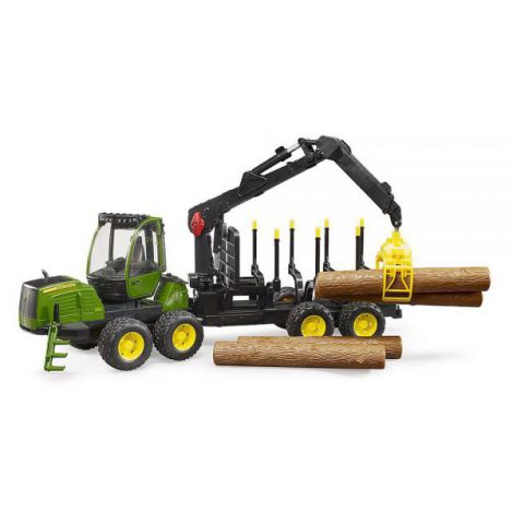 Bruder Tractor Forestier John Deere - Jucărie 4+ - imagine 3