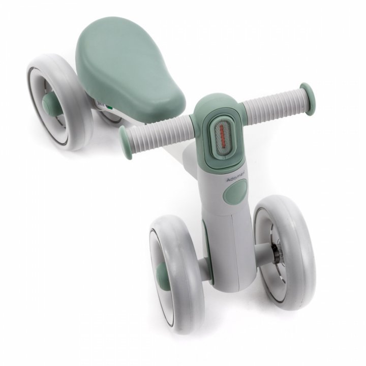 Adamex Welly Bicicleta Echilibru 4 Roti LED Grey Mint - imagine 6