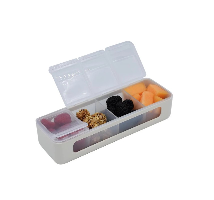 Cutie snack 4 compartimente Melii Luxe Ivory