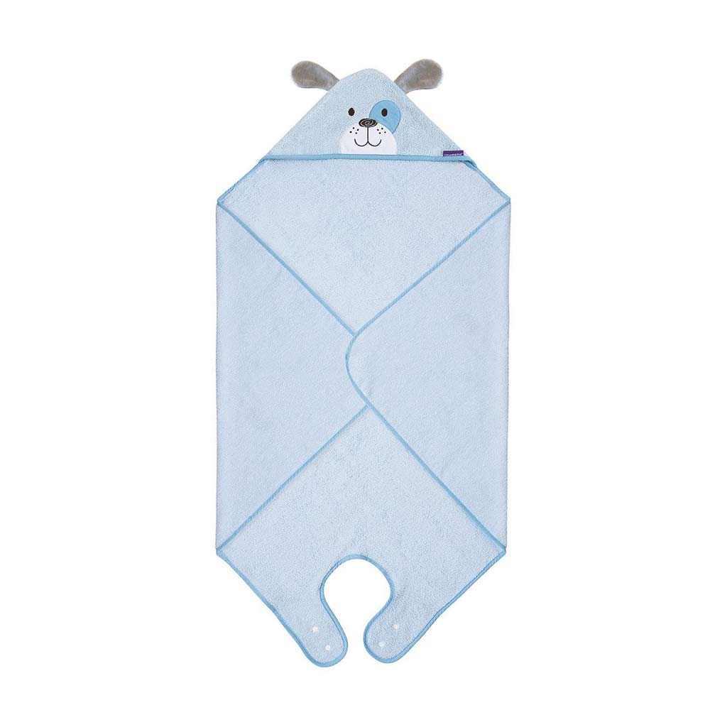 Prosop Baie Bamboo Clevamama Puppy Blue - imagine 3