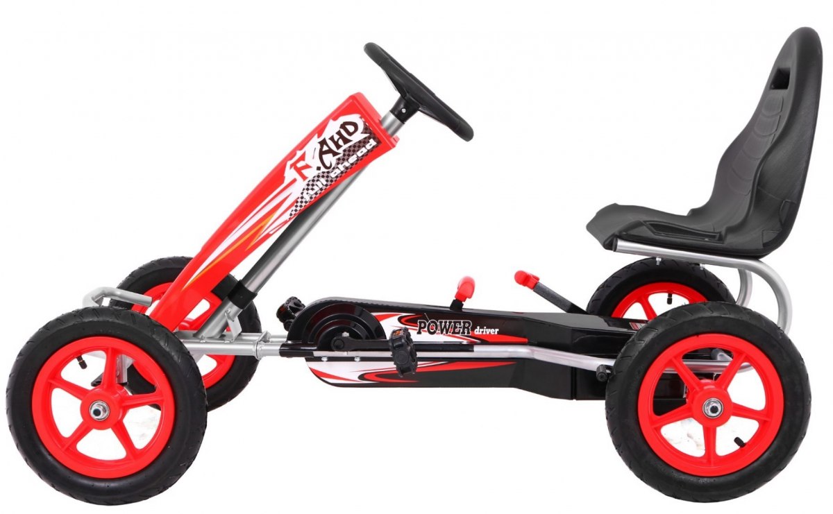 Kart cu Pedale FULL Ahead AIR Rosu | Autokids.ro - imagine 6