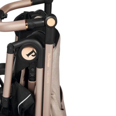 Carucior 3in1 Peg Perego Veloce Mon Amour Bej-Roz - imagine 5