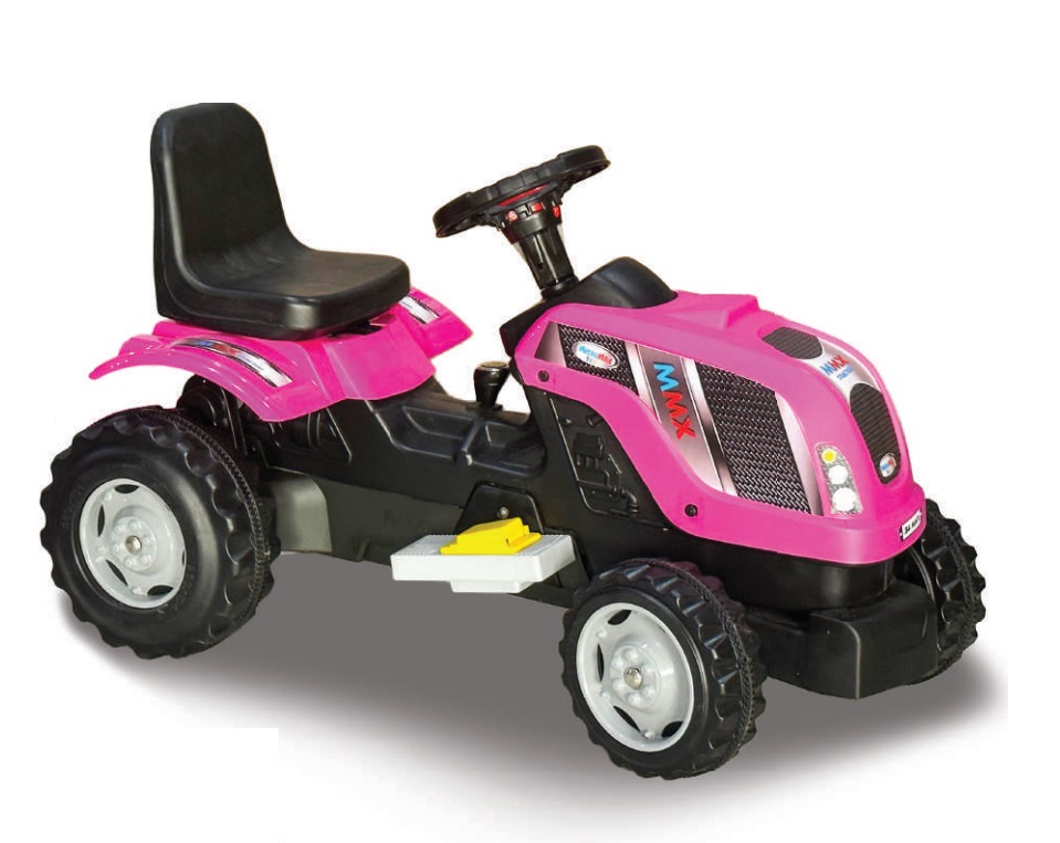 Tractor Electric Micromax MMX Pink cu Remorca