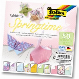 Hartie Origami 50 Coli 15x15 Primavara - Folia Paper - imagine 4