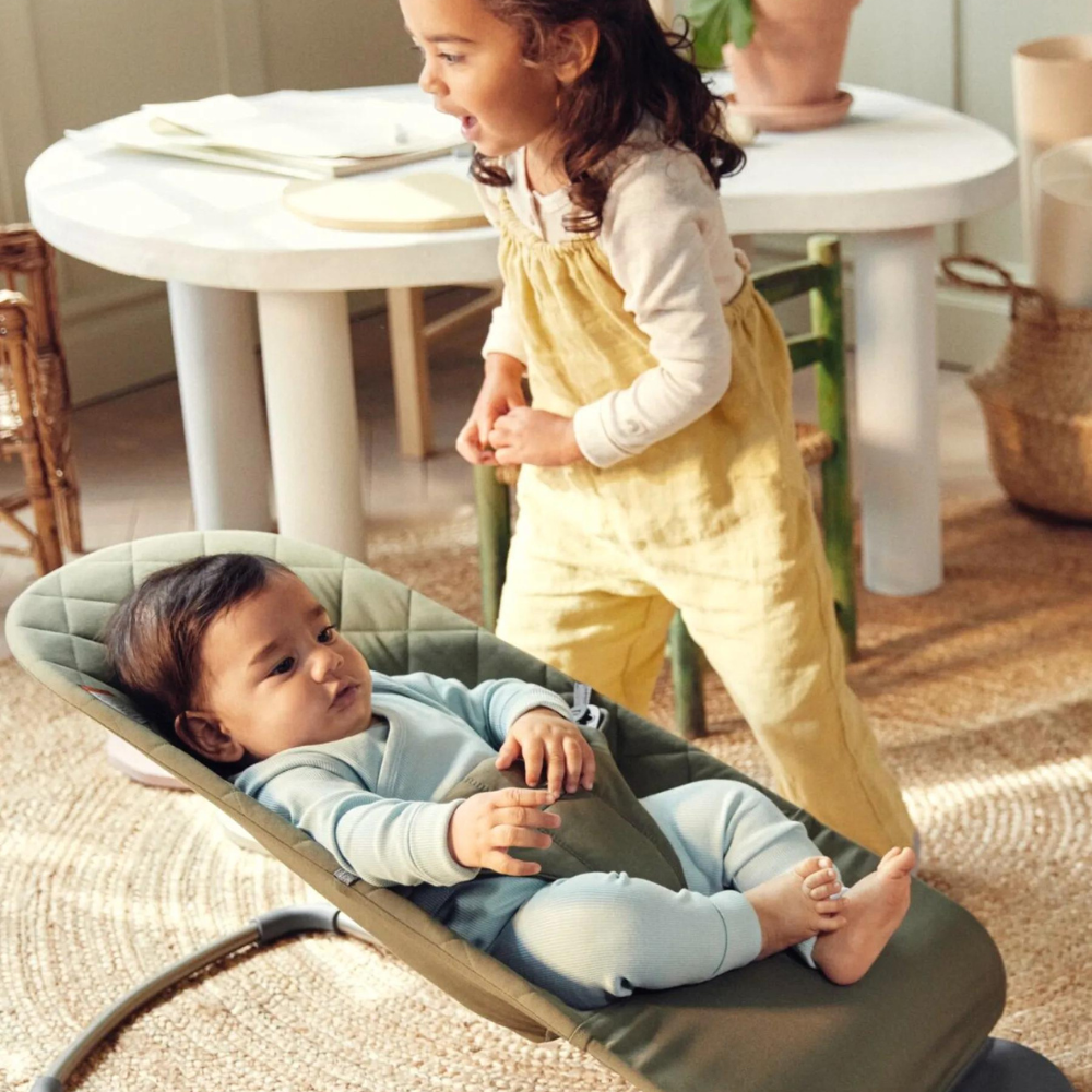 Balansoar BabyBjorn Bliss Dark Green, Ergonomic - imagine 6