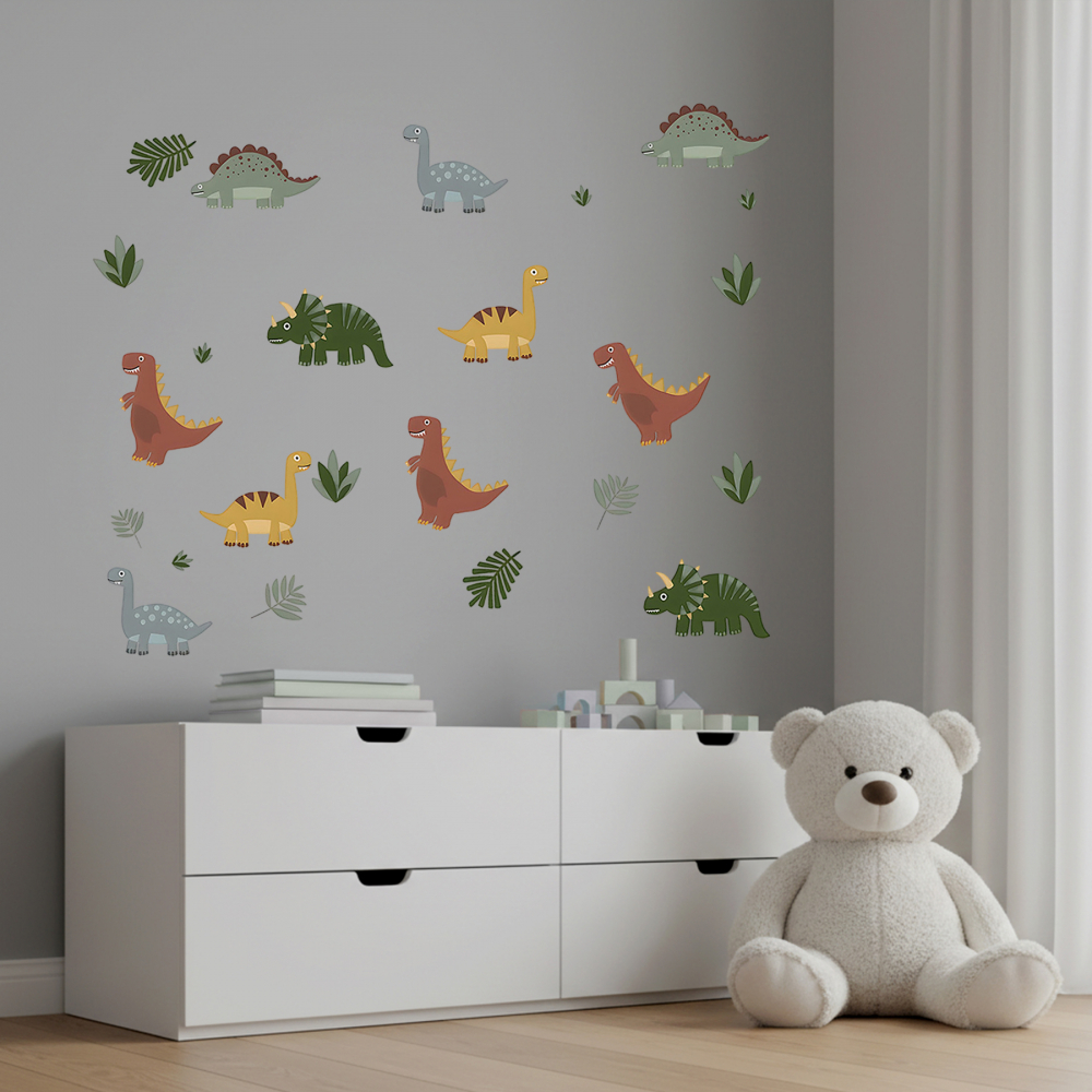 Sipo Sticker Dinozauri 90x80cm - Decorațiune Copii - imagine 7
