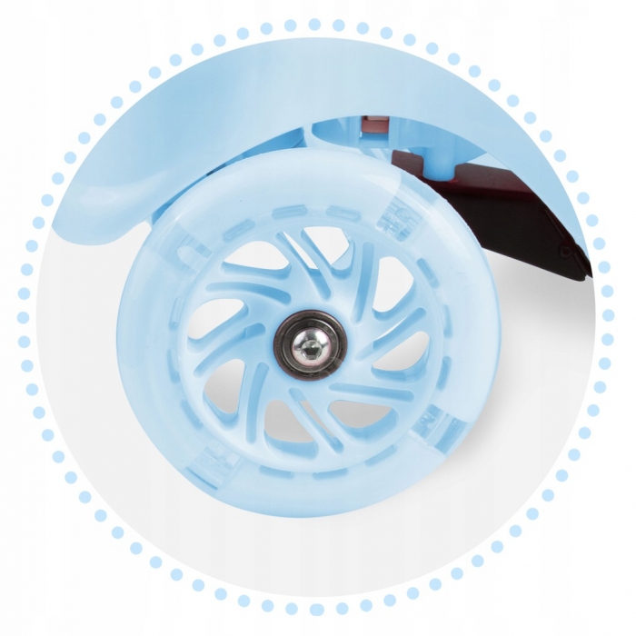 Trotineta Ricokids Piko Albastru | Roti LED, Reglabila - imagine 5