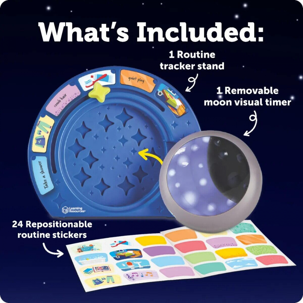 Cronometru Vizual Learning Resources - Rutina Seara - imagine 3