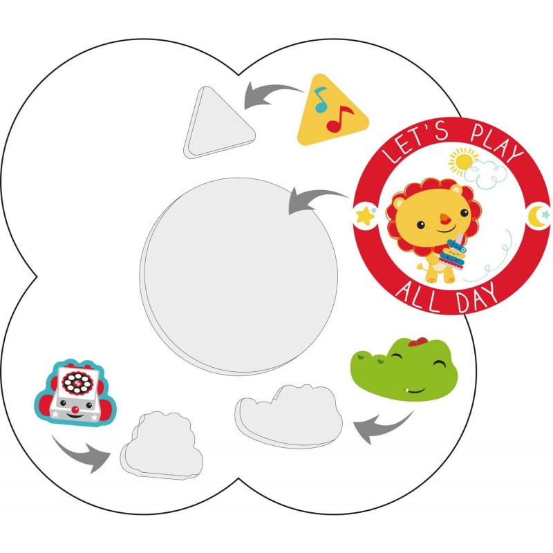 Set Masă și Scaun Fisher-Price Its Giggle Time - imagine 3