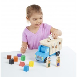Sortator Forme Camion Curățenie Melissa & Doug - imagine 2