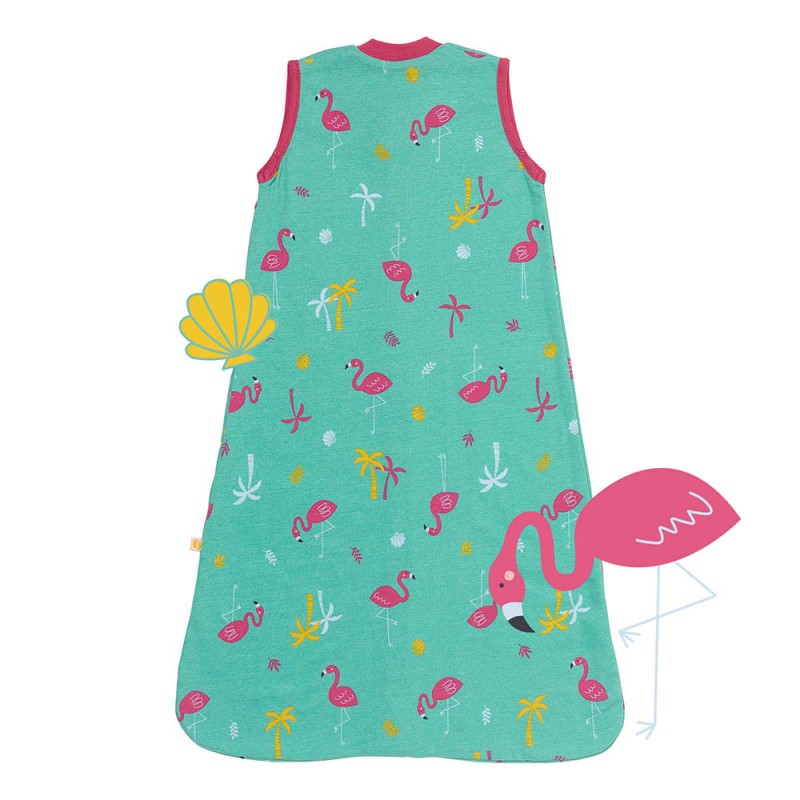 Sac de Dormit Slumbersac Flamingo, 1.0 Tog, 110 cm - imagine 4