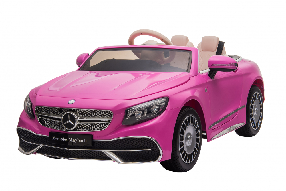 Mașinuță Electrică Mercedes Maybach S650 Roz - imagine 7