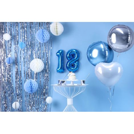 Decoratiune Honeycomb Albastru Party Deco - imagine 7
