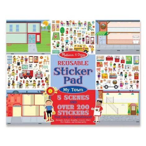 Abtibilduri Orasul meu Melissa & Doug - Creativitate