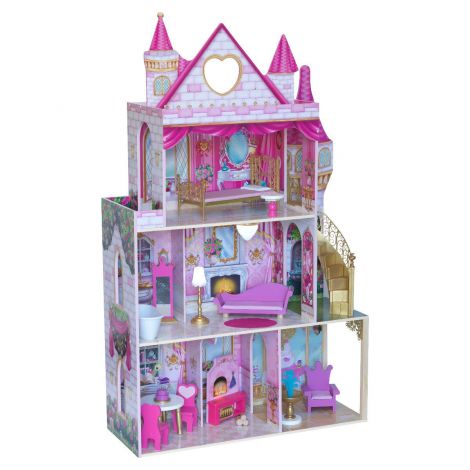 Casti Papusi Rose Garden Kidkraft, 8 Camere - imagine 11