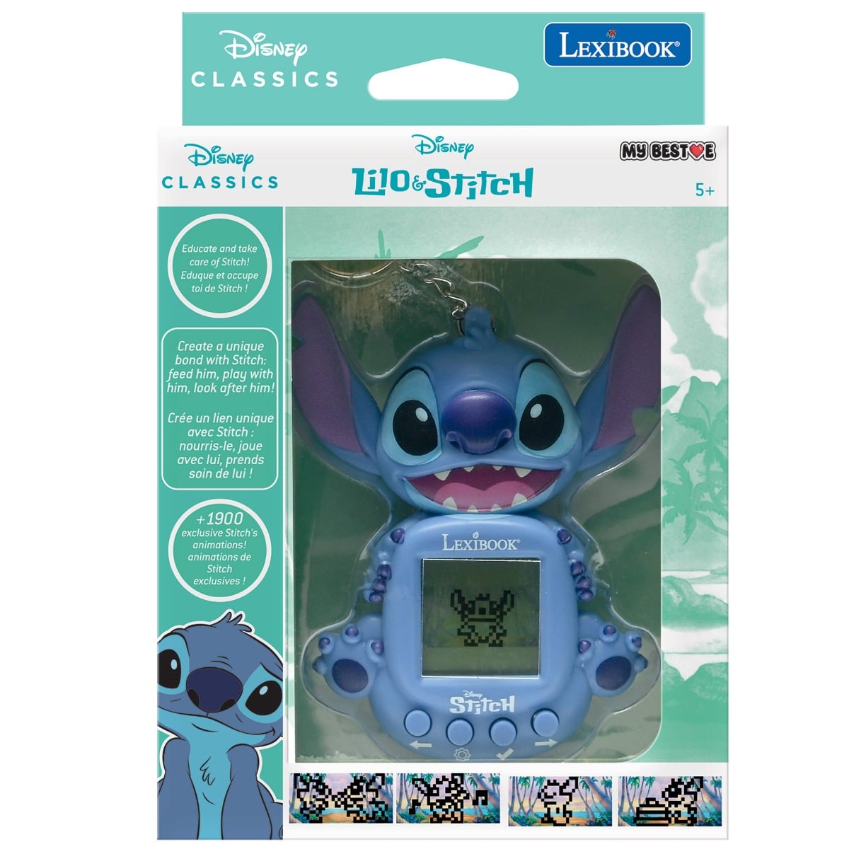 Consola Disney Stitch 3 Jocuri - Lexibook