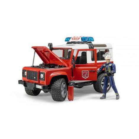 Bruder Masina de Pompieri Land Rover Defender - imagine 2