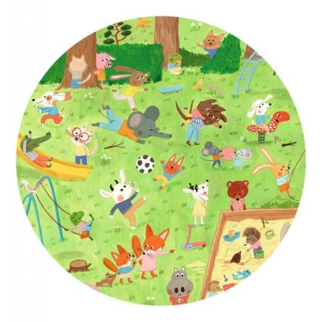 Puzzle Djeco Gradina Prietenilor - Joc Observatie - imagine 5