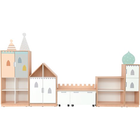 Set Mobilier Castel Moje Bambino - Închidere Silentioasă