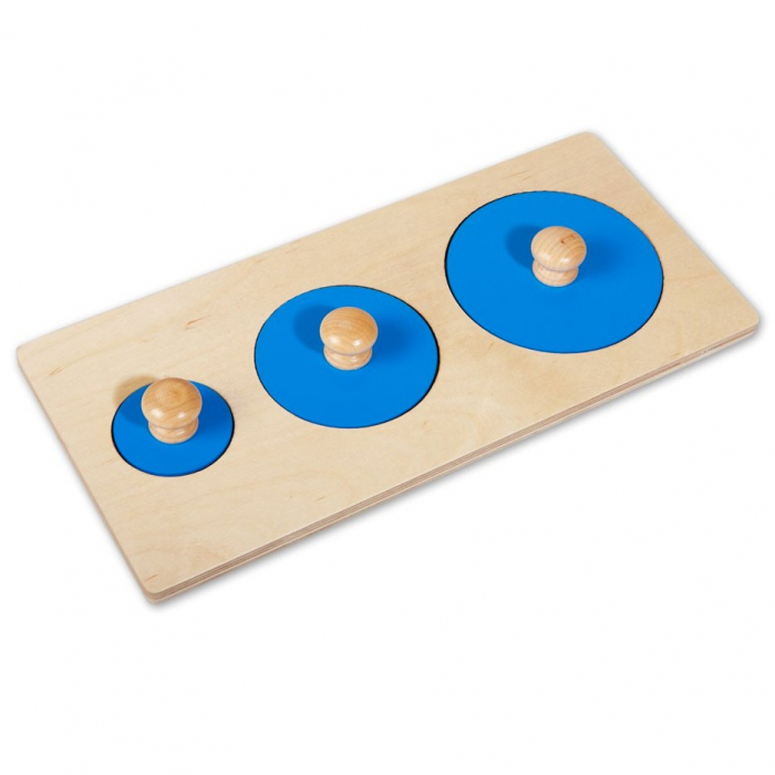 Puzzle Montessori Lemn Cercuri Krista