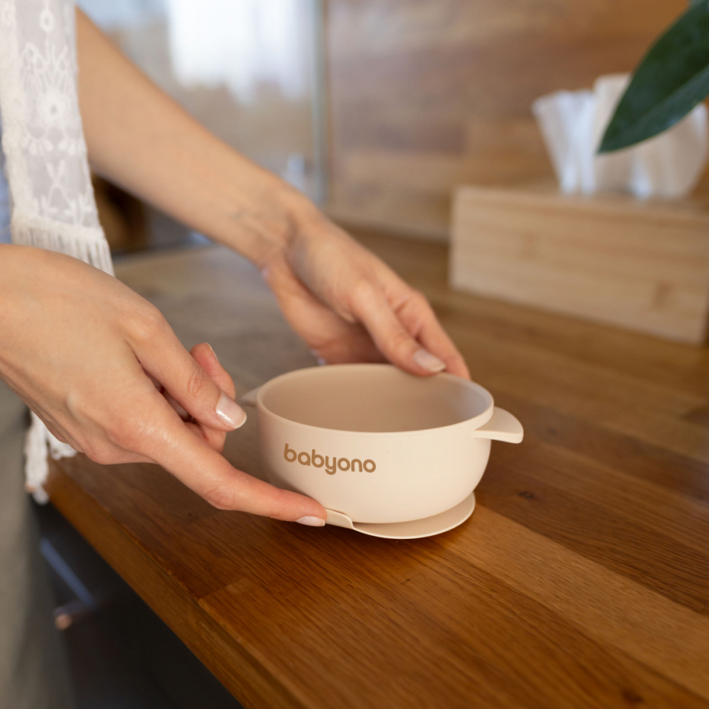 Bol Silicon Babyono cu Ventuza Antivrăjire - imagine 2