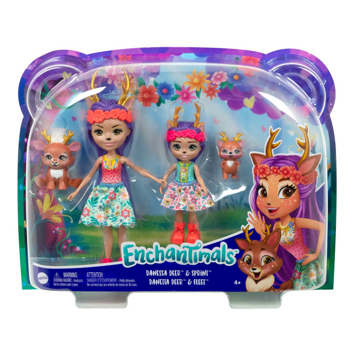 Set Păpuși Enchantimals Surori Danessa & Danetta