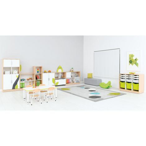 Set mobilier tematic Flora Moje Bambino - imagine 7