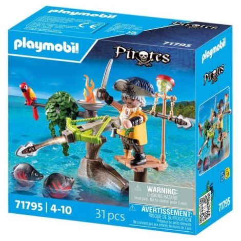Playmobil Pirat cu Balista - Aventură Marinărească - imagine 3