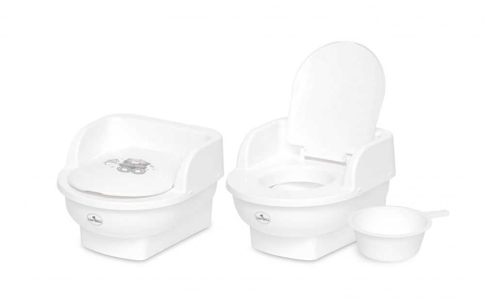 Minitoaleta Lorelli Bear White Igienică - imagine 6