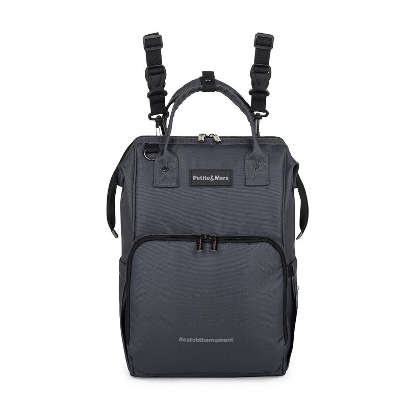 Rucsac PetiteMars Jack Ultimate Grey Organizare