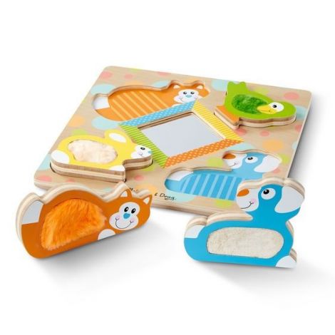Puzzle Tactil Pets Melissa & Doug cu Oglindă - imagine 5