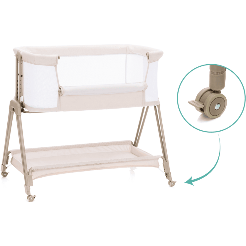 Patut Co-Sleeper Fillikid Dream Crem | Siguranta si Apropiere - imagine 2