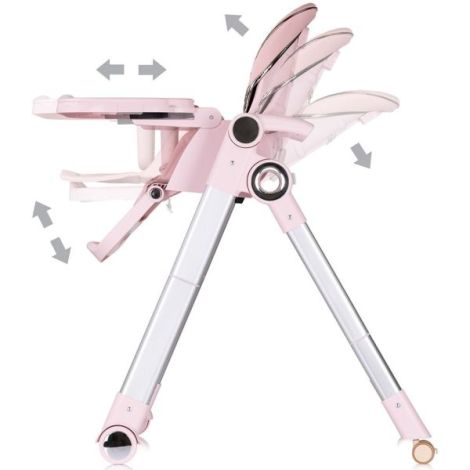 Chipolino Super Chef 2in1 Scaun Masa Pink - imagine 6