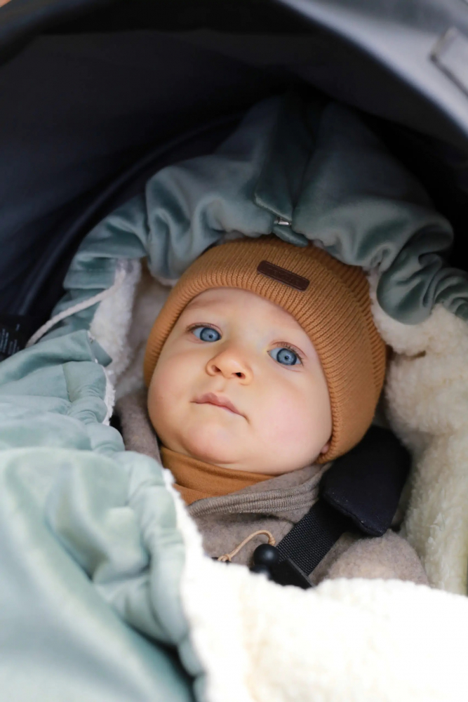 Sac Iarnă Carucior Babyly Velvet Premium Impermeabil - imagine 2