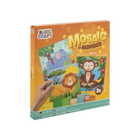 Set Mozaic Numere Grafix | Creativitate 3-6 Ani