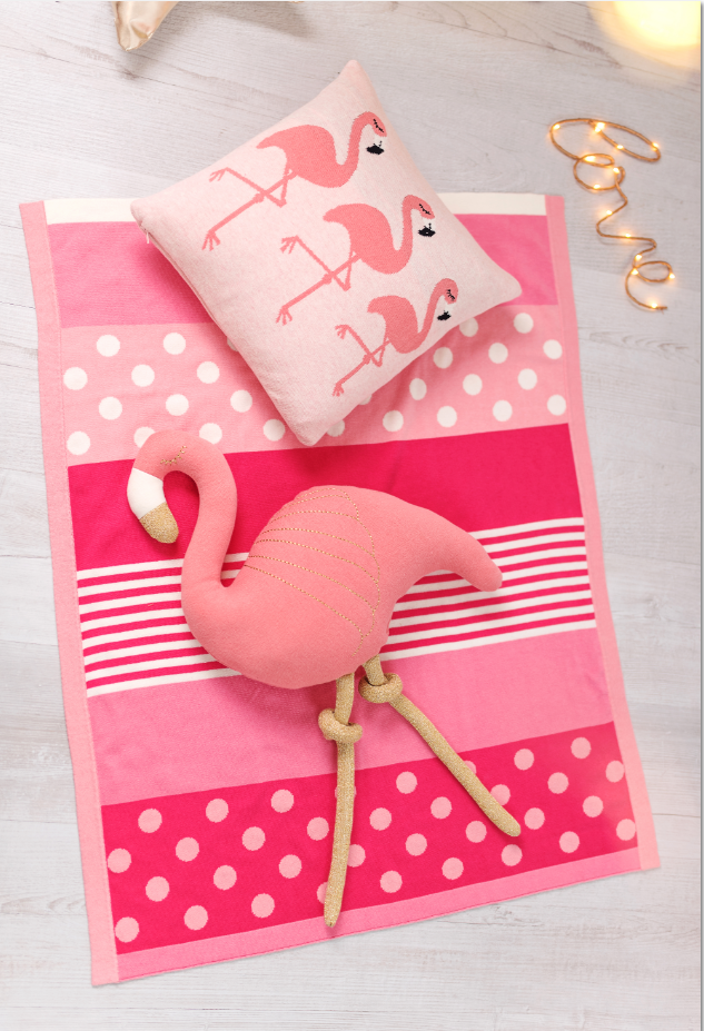 Perna Decor Flamingo Roz Auriu | Bizzi Growin - imagine 2
