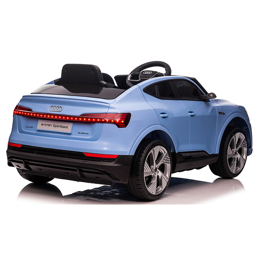Mașinuță Electrică Audi E Tron 12V, 70W, Scaun Piele - imagine 7
