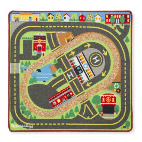 Covor de joaca Melissa & Doug cu vehicule - imagine 4