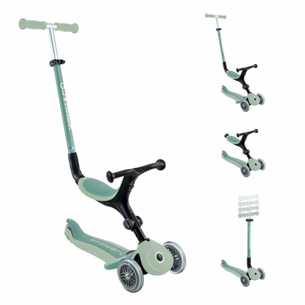 Trotineta Globber Go-Up 4 în 1 Ecologic Verde