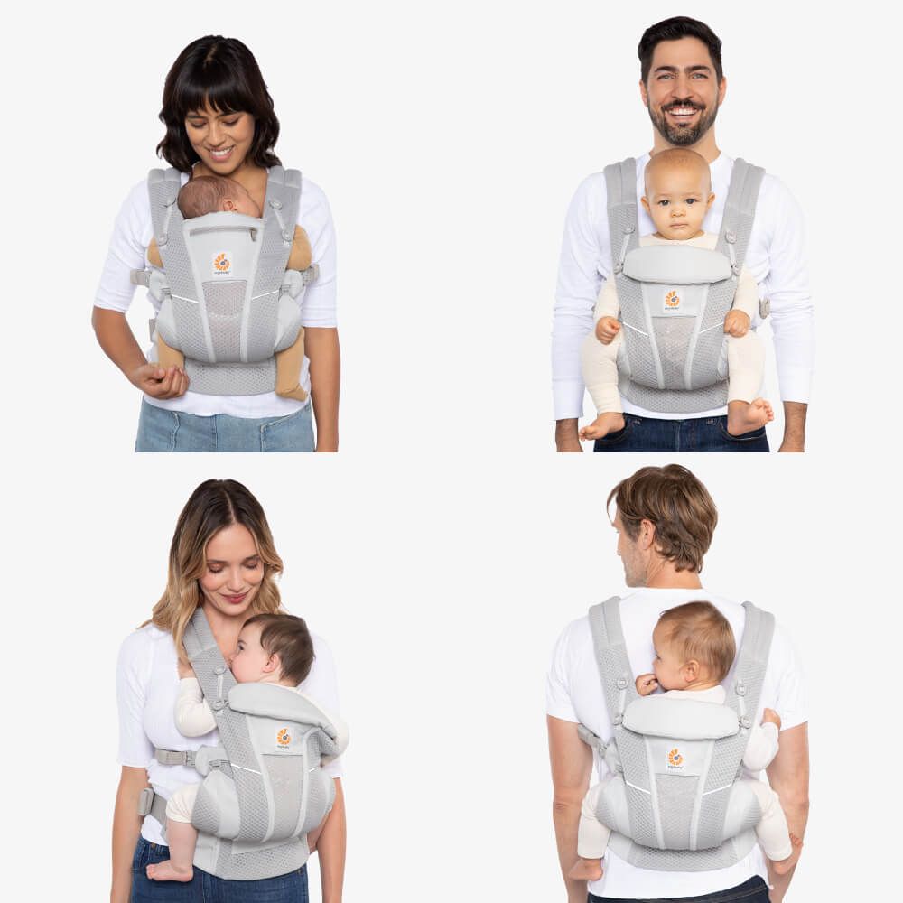 Marsupiu Ergobaby Omni Breeze Midnight Blue - imagine 2